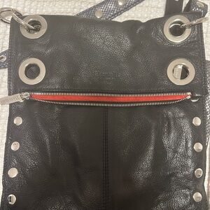 Hammitt Black Leather Crossbody Bag reversible!